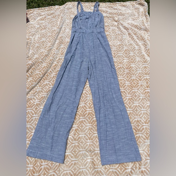 Japna Striped Button Overall Style Jumpsuit Women’s size S - Picture 2 of 7